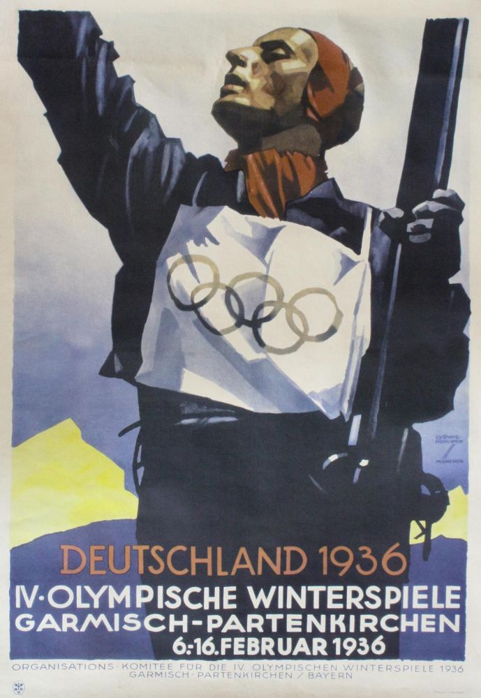 Große Abbildung Nr.1: 123-3834 Deutschland 1936.: (Künstlergraphik, Plakate)
