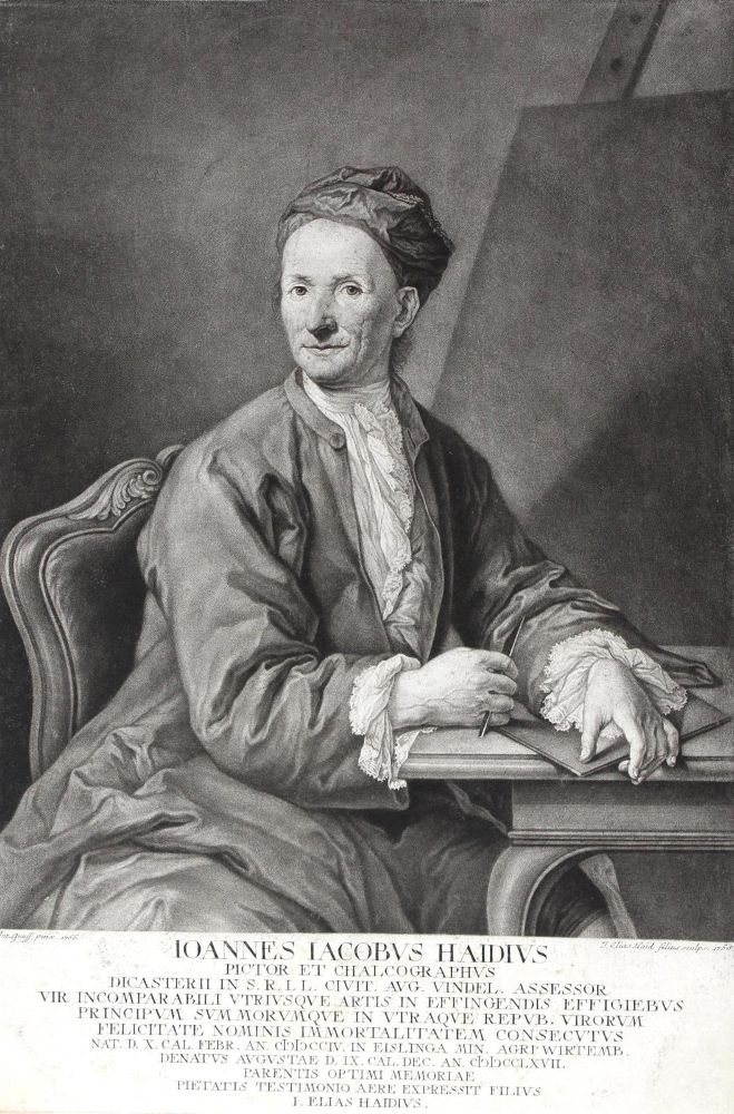 Große Abbildung Nr.1: 123-3860 Haid, Johann Elias: (Künstlergraphik, Portrait)