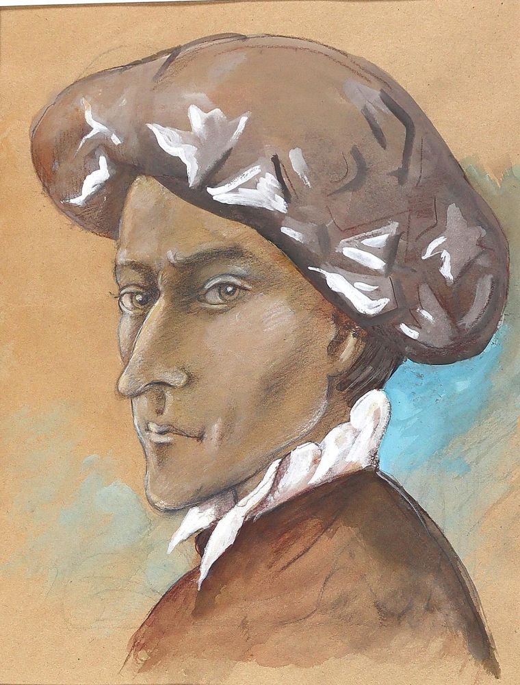 Große Abbildung Nr.1: 123-3865 Hellgrewe, Jutta: (Künstlergraphik, Portrait)