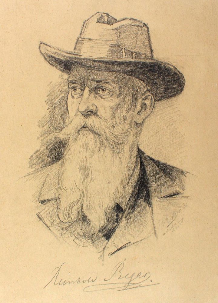 Große Abbildung Nr.1: 123-3880 Wintzer, Richard: (Künstlergraphik, Portrait)