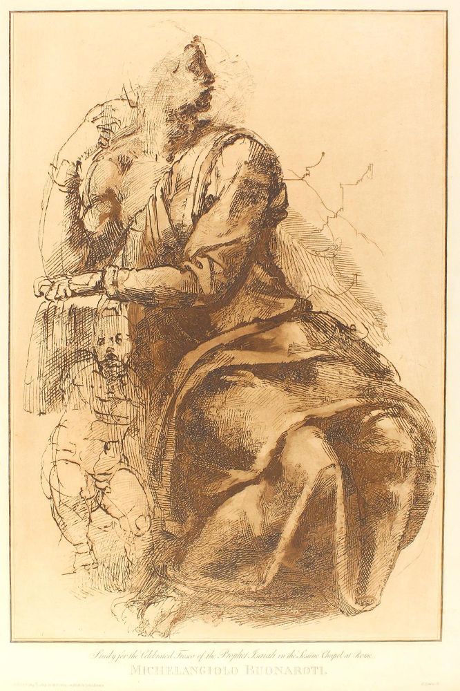 Große Abbildung Nr.1: 123-3884 Prophet Jesaja.: (Künstlergraphik)