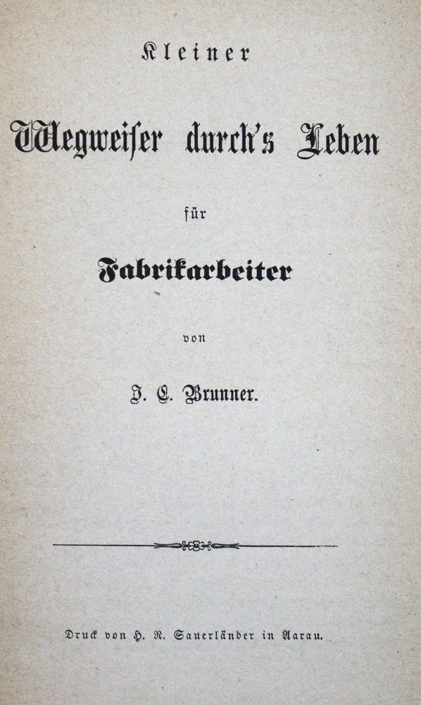 Große Abbildung Nr.1: 123-391 Brunner,J.C.: (Wirtschaft)