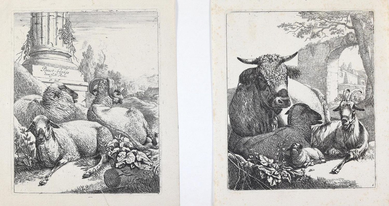 Große Abbildung Nr.1: 123-3937 Roos, Johann Heinrich: (Künstlergraphik)