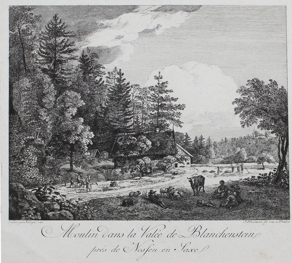 Große Abbildung Nr.1: 123-4017 Schumann, Johann Gottlob: (Künstlergraphik)