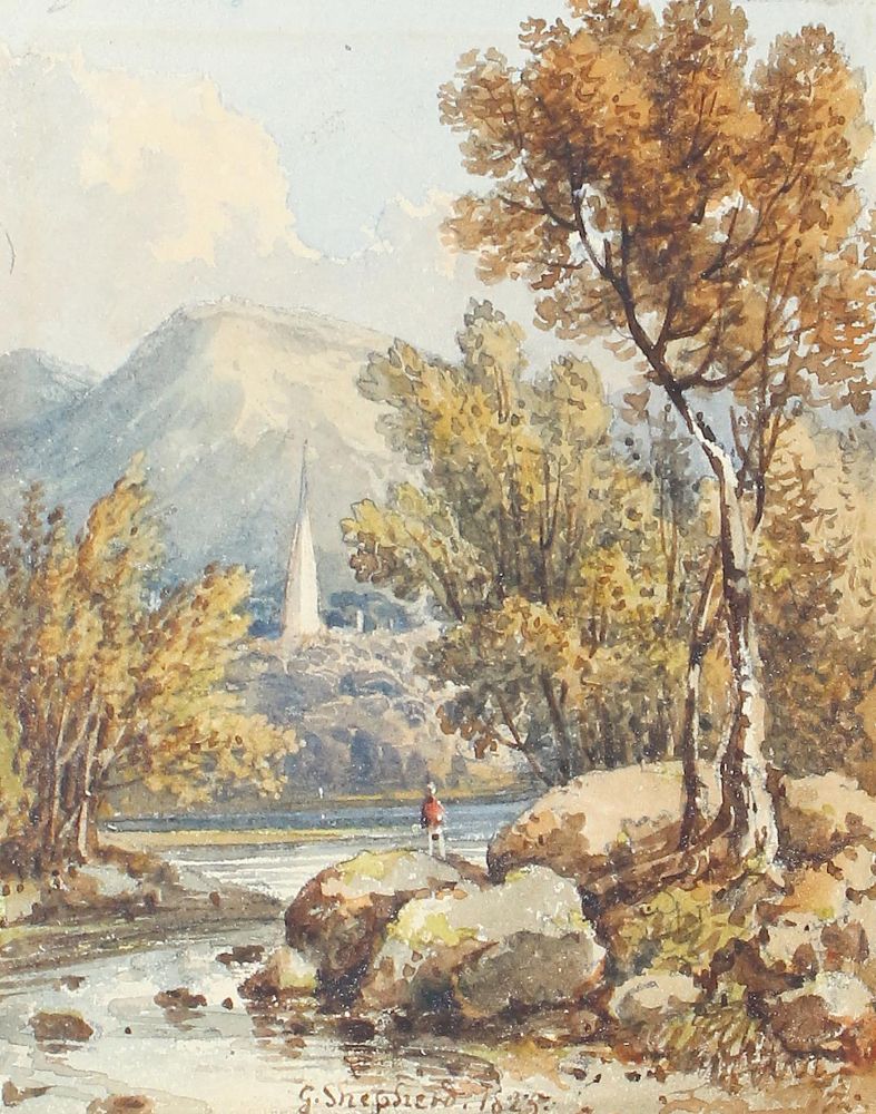 Große Abbildung Nr.1: 123-4033 Shepherd, George Sidney: (Künstlergraphik)