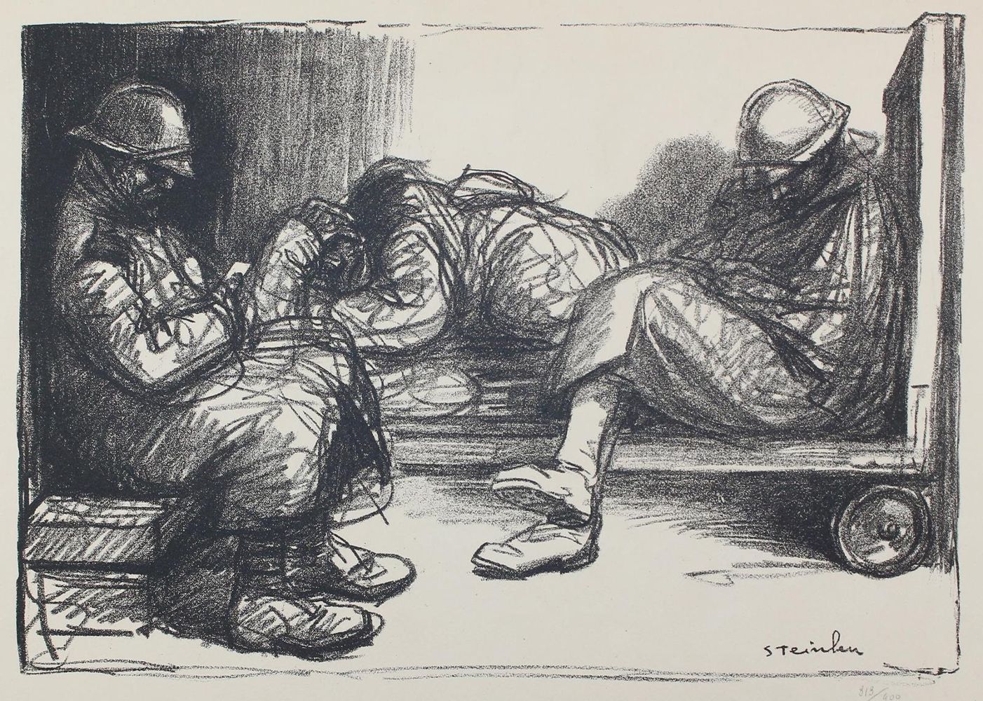 Große Abbildung Nr.2: 123-4074 Steinlen, Théophile Alexandre: (Künstlergraphik)