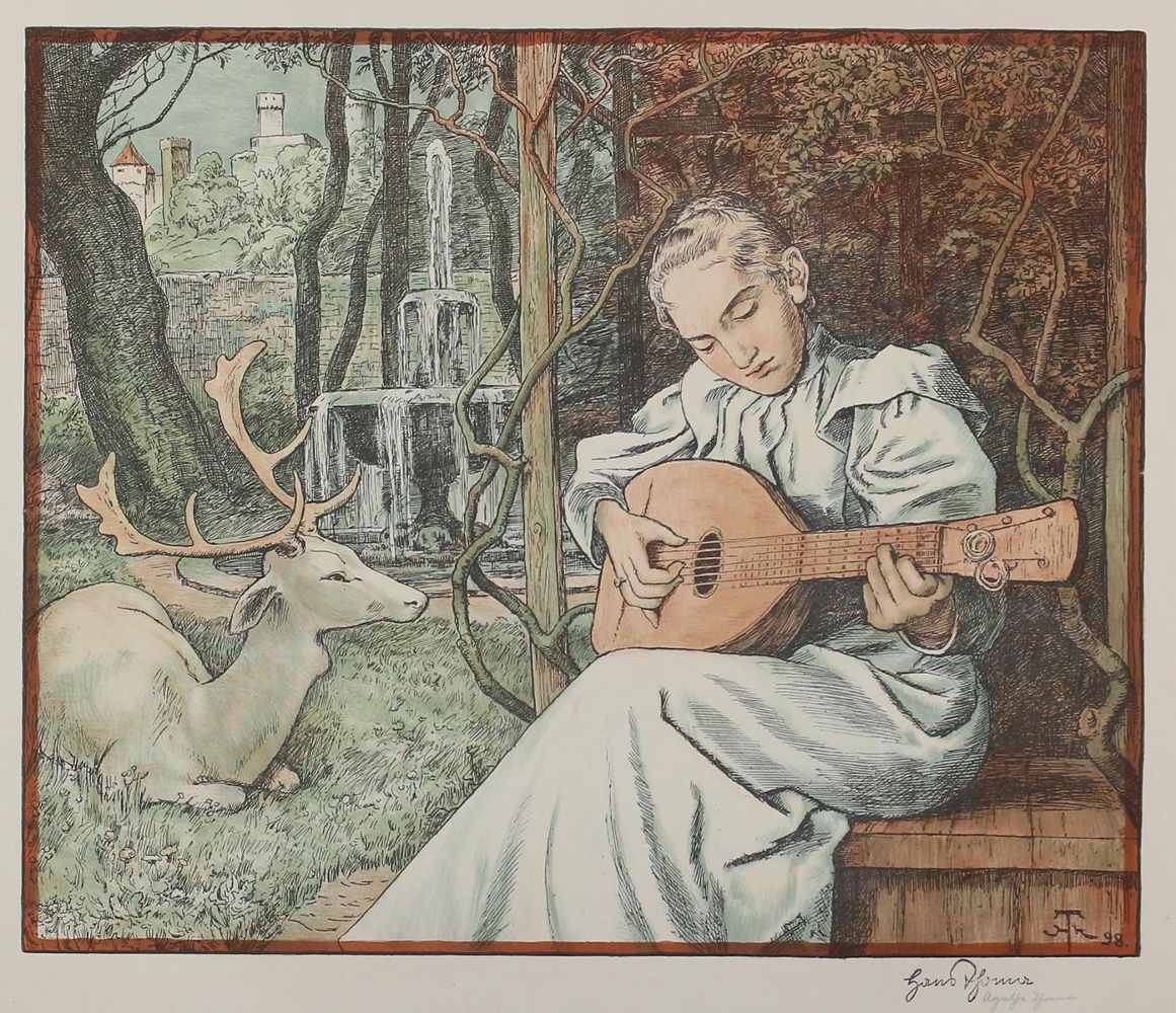 Große Abbildung Nr.1: 123-4094 Thoma, Hans: (Künstlergraphik)