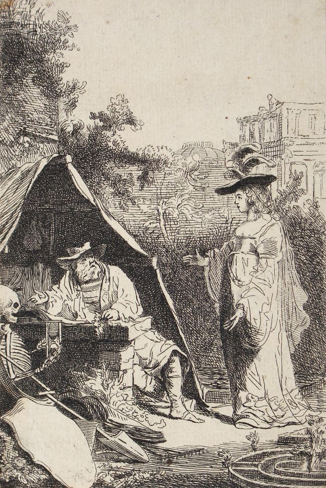 Große Abbildung Nr.1: 123-4099 Bol, Ferdinand: (Künstlergraphik, Totentanz)