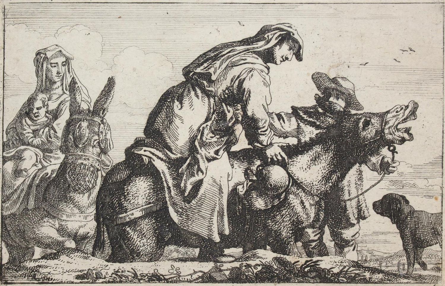 Große Abbildung Nr.1: 123-4147 Wael, Jan Baptist de: (Künstlergraphik)