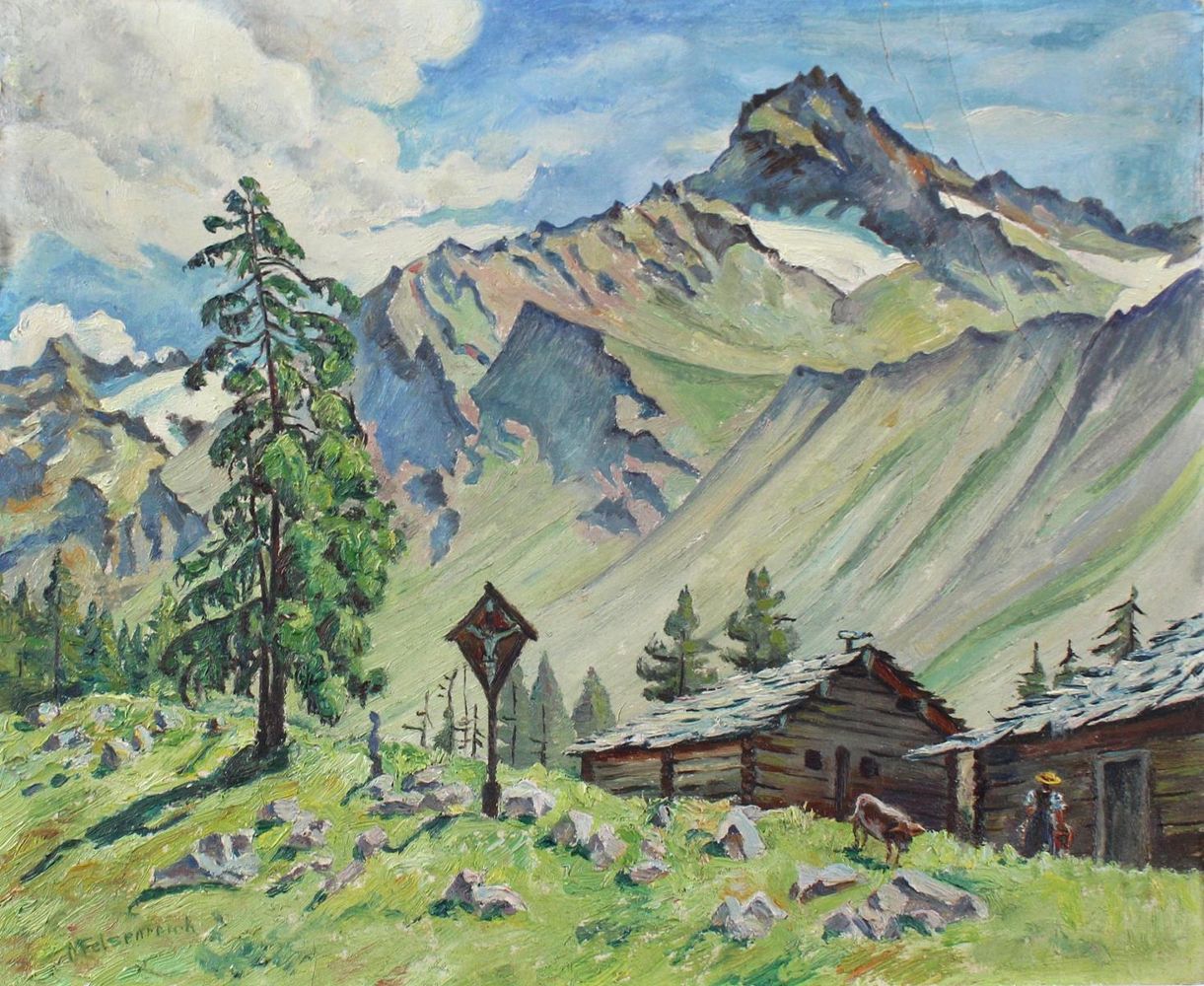 Große Abbildung Nr.3: 123-4148 Wald- und Berglandschaften.: (Künstlergraphik)