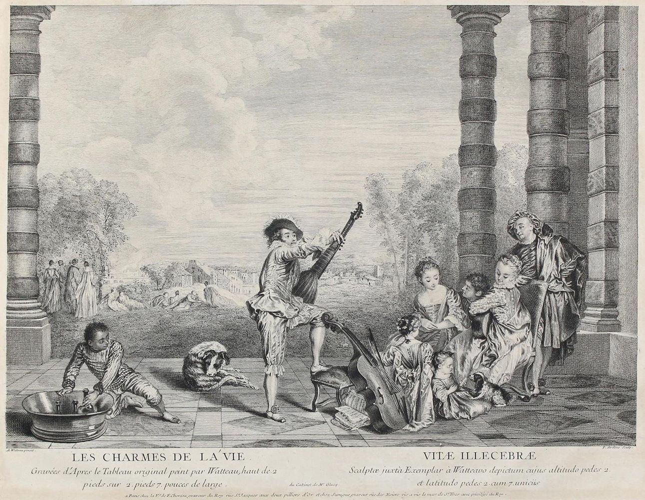 Große Abbildung Nr.1: 123-4152 Watteau, Antoine: (Künstlergraphik)