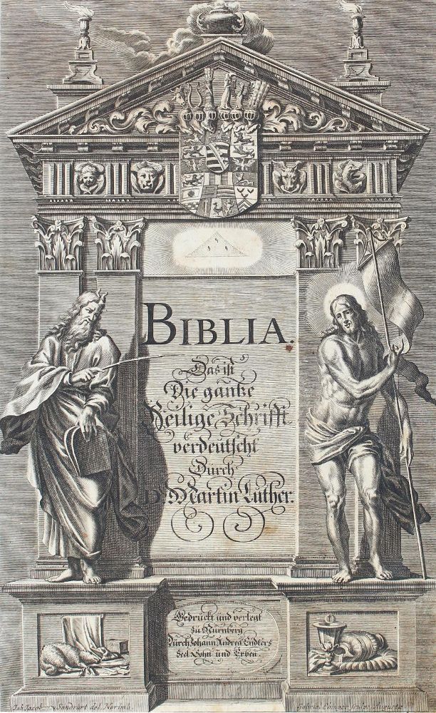 Große Abbildung Nr.1: 123-42 Biblia germanica.: (Bibeln)