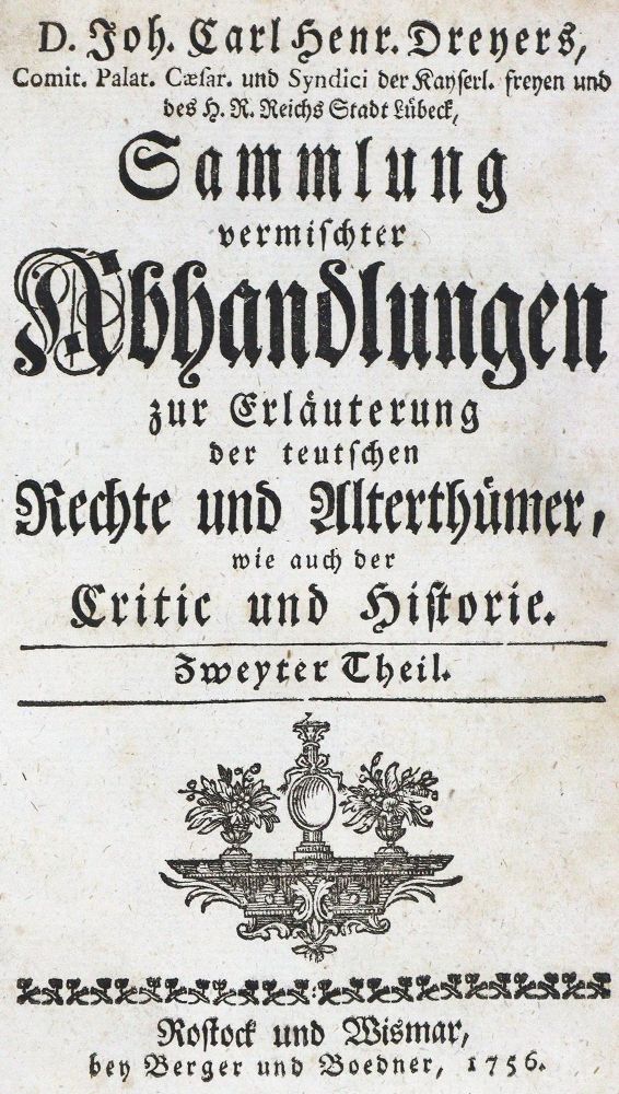 Große Abbildung Nr.1: 123-434 Dreyer,J.C.H.: (Juridica und Kriminologie)
