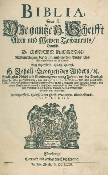 Große Abbildung Nr.2: 123-44 Biblia germanica.: (Bibeln)