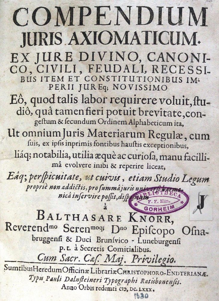 Große Abbildung Nr.1: 123-440 Knorr,B.: (Juridica und Kriminologie)