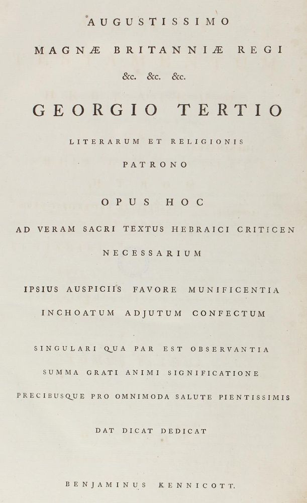 Große Abbildung Nr.2: 123-53 Biblia hebraica.: (Bibeln)