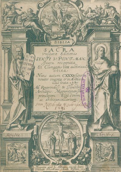 Große Abbildung Nr.1: 123-55 Biblia latina.: (Bibeln)