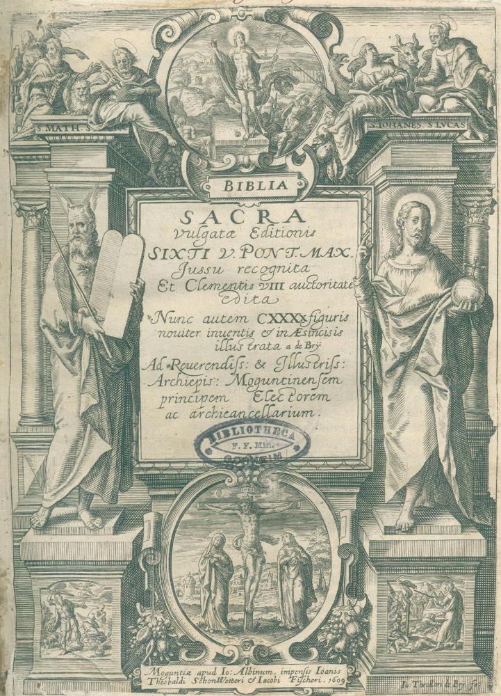 Große Abbildung Nr.1: 123-56 Biblia latina.: (Bibeln)