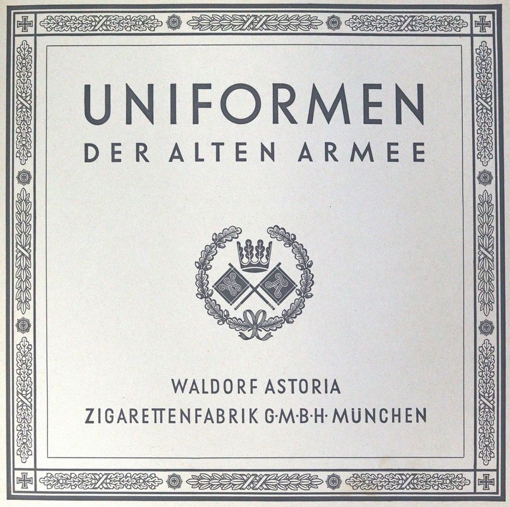 Große Abbildung Nr.1: 123-565 Uniformen.: (Sammelbilderalben, Militaria)