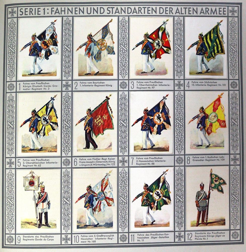 Große Abbildung Nr.2: 123-565 Uniformen.: (Sammelbilderalben, Militaria)