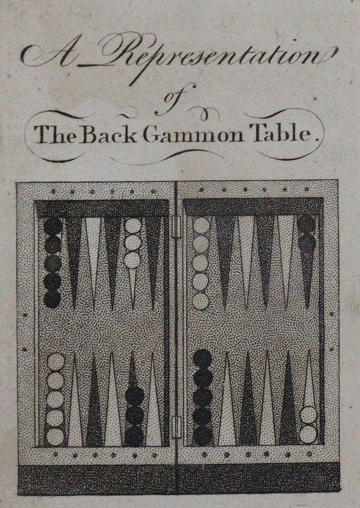 Große Abbildung Nr.2: 123-567 (Hoyle,E.).: (Spiele, Backgammon)