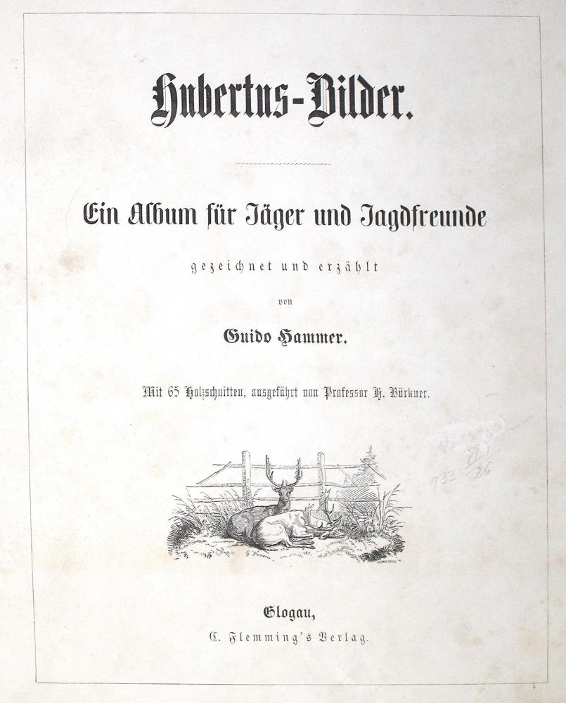 Große Abbildung Nr.1: 123-579 Hammer,G.: (Jagd)