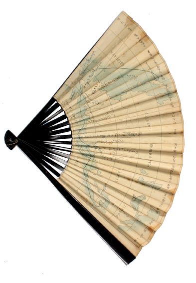 Große Abbildung Nr.1: 123-599 Japanischer Fächer: (Küche und Haushalt, Speisekarten)