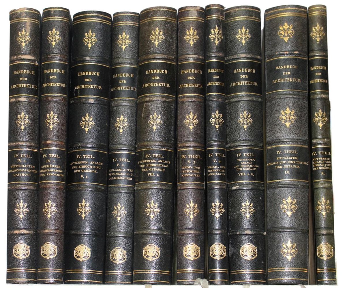 Große Abbildung Nr.3: 123-621 Handbuch der Architektur.: (Architektur)