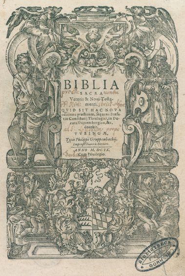 Große Abbildung Nr.1: 123-63 Biblia sacra,: (Bibeln)