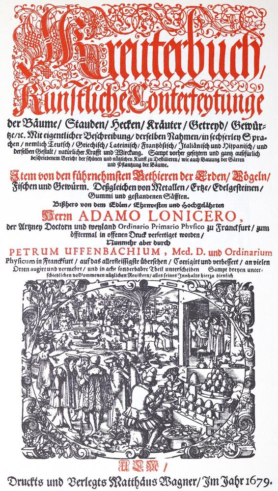 Große Abbildung Nr.1: 123-687 Kräuterbücher.: (Faksimile)
