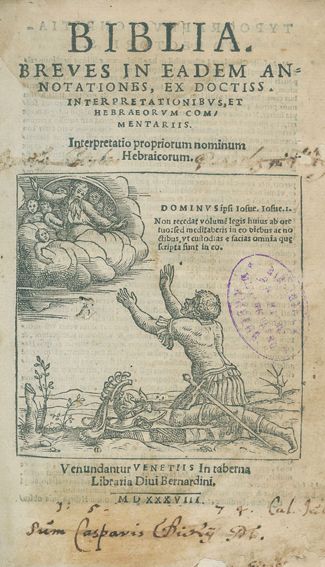 Große Abbildung Nr.1: 123-73 Biblia.: (Alte Drucke, Handschriften und Theologie)