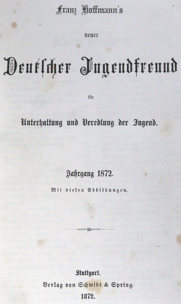 Große Abbildung Nr.1: 123-775 Hoffmann,F.: (Kinder- und Jugendbücher)