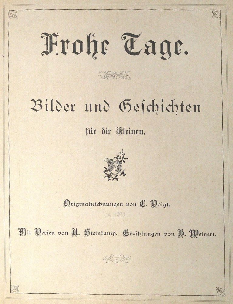 Große Abbildung Nr.1: 123-802 Steinkamp,A. u. H.Weinert.: (Kinder- und Jugendbücher)