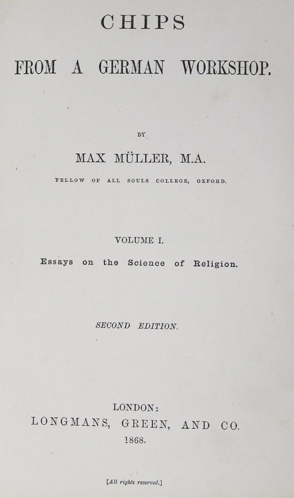 Große Abbildung Nr.1: 123-861 Müller,(F.)M.: (Einband)