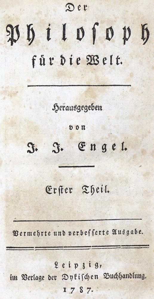 Große Abbildung Nr.1: 123-870 Engel,J.J.: (Literatur und illustrierte Bücher bis 19.Jahrhundert)