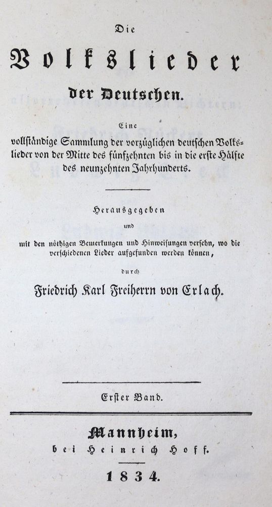 Große Abbildung Nr.1: 123-871 Erlach,F.K.v.: (Literatur und illustrierte Bücher bis 19.Jahrhundert)