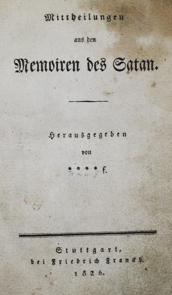 Große Abbildung Nr.1: 123-884 Hauff,W. (Hrsg.).: (Literatur und illustrierte Bücher bis 19.Jahrhundert)