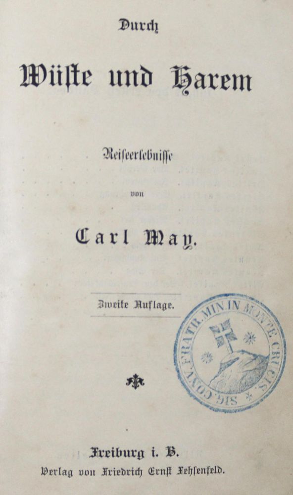 Große Abbildung Nr.1: 123-907 May,K.: (Literatur und illustrierte Bücher bis 19.Jahrhundert)