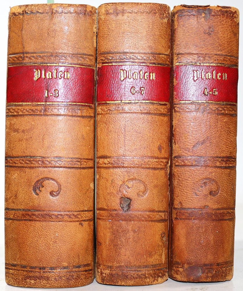 Große Abbildung Nr.1: 123-919 Platen,A.v.: (Literatur und illustrierte Bücher bis 19.Jahrhundert)