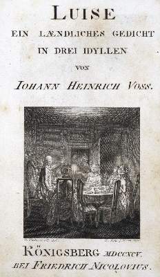 Bild Nr.1: 123-1007 Voss,J.H.: (Literatur und illustrierte Bücher bis 19.Jahrhundert)