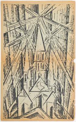 Bild Nr.1: 123-1021 Programm (und Manifest) des Staatlichen Bauhauses: (Bauhaus)