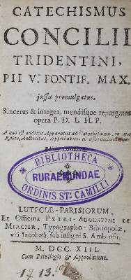Bild Nr.1: 123-103 Catechismus: (Alte Drucke, Handschriften und Theologie)