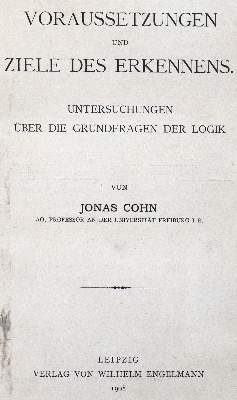 Bild Nr.1: 123-1064 Cohn,J.: (Literatur und illustrierte Bücher 20.Jahrhundert - Alte Literatur in modernen Ausgaben)