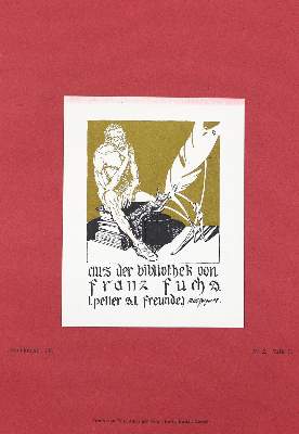 Bild Nr.1: 123-1110 Buchkunst.: (Exlibris)