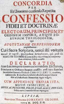 Bild Nr.2: 123-112 Concordia: (Alte Drucke, Handschriften und Theologie)