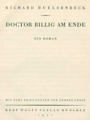 Bild Nr.1: 123-1136 Huelsenbeck,R.: (Grosz)