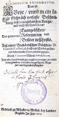 Bild Nr.1: 123-116 Cutsemius,P.: (Alte Drucke, Handschriften und Theologie)