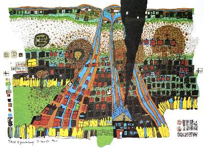 Bild Nr.1: 123-1164 Heilige Schrift, Die,: (Hundertwasser, Bibeln)