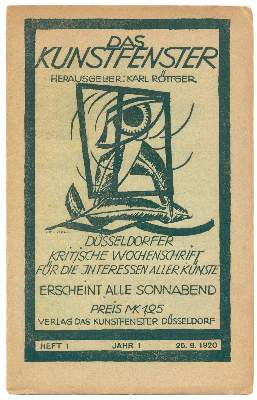 Bild Nr.1: 123-1189 Kunstfenster, Das.: (Literatur und illustrierte Bücher 20.Jahrhundert - Alte Literatur in modernen Ausgaben)