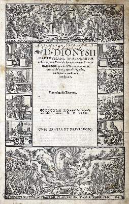 Bild Nr.1: 123-121 Dionysius Carthusianus.: (Alte Drucke, Handschriften und Theologie)